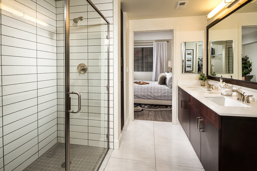 Private bathroom with walk in shower